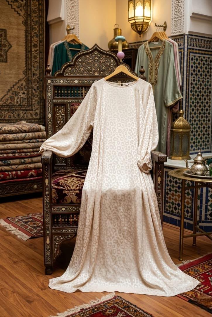 Hammad Cheetah Ivory White - Image 2