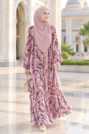 Alternative view of Elara Mauve (Cuff Getah)